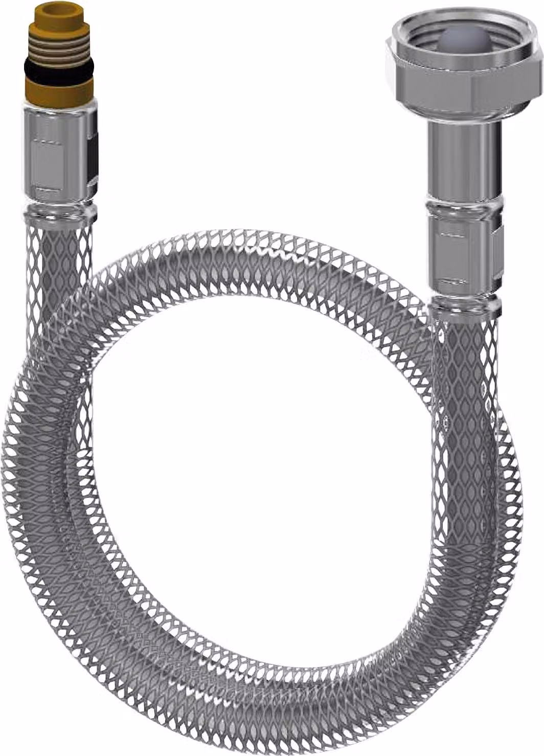 KWC AR Schlauch, F5, G3/8xM8x1, 380mm, DN6, Rückflussverhinderer, gerade, 2030041320