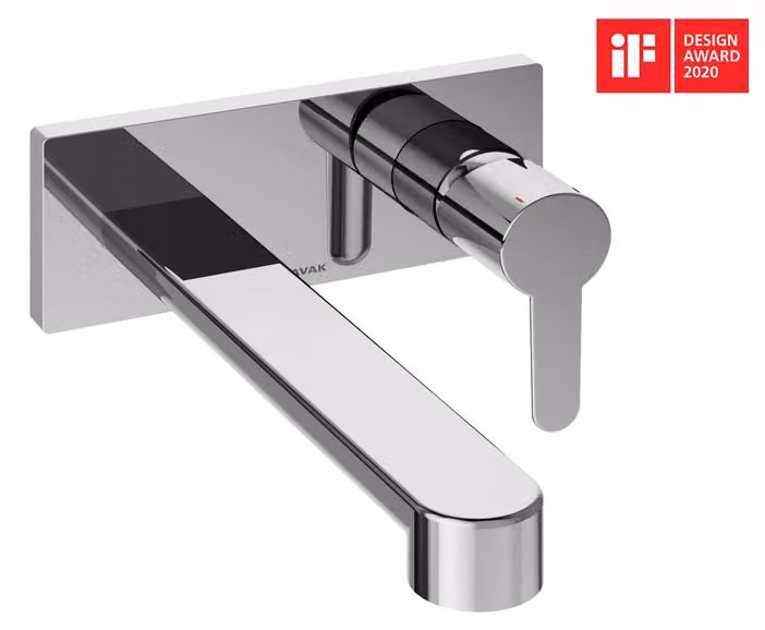 Miscelatore per lavabo a incasso Ravak PuriPU 019.00CR.O1 con corpo, cromato