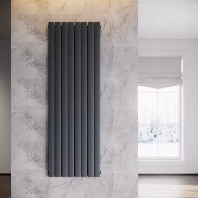 SONNI Radiatore a pannello Radiatore verticale Singolo strato Bianco 1800×619 mm