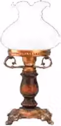 Tischlampe Tischleuchte Lampe Leuchten Luxus Braun Lampen Tisch Glas