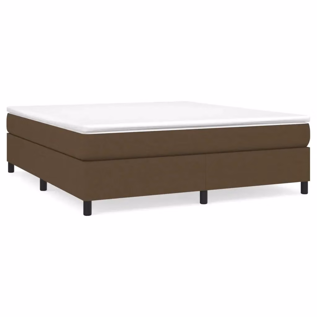 Struttura Letto a Rete a Molle e Giroletto DESIGN IN Marrone Scuro L: 180 cm, P: 200 cm – 2