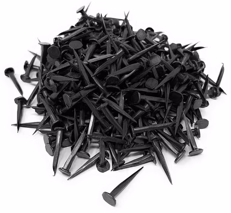 Chiodini sottili - 400 pezzi - Ideali per l'imbottitura di mobili - 16 mm - Perfetti per lavori in legno - Per fissare il cuoio
