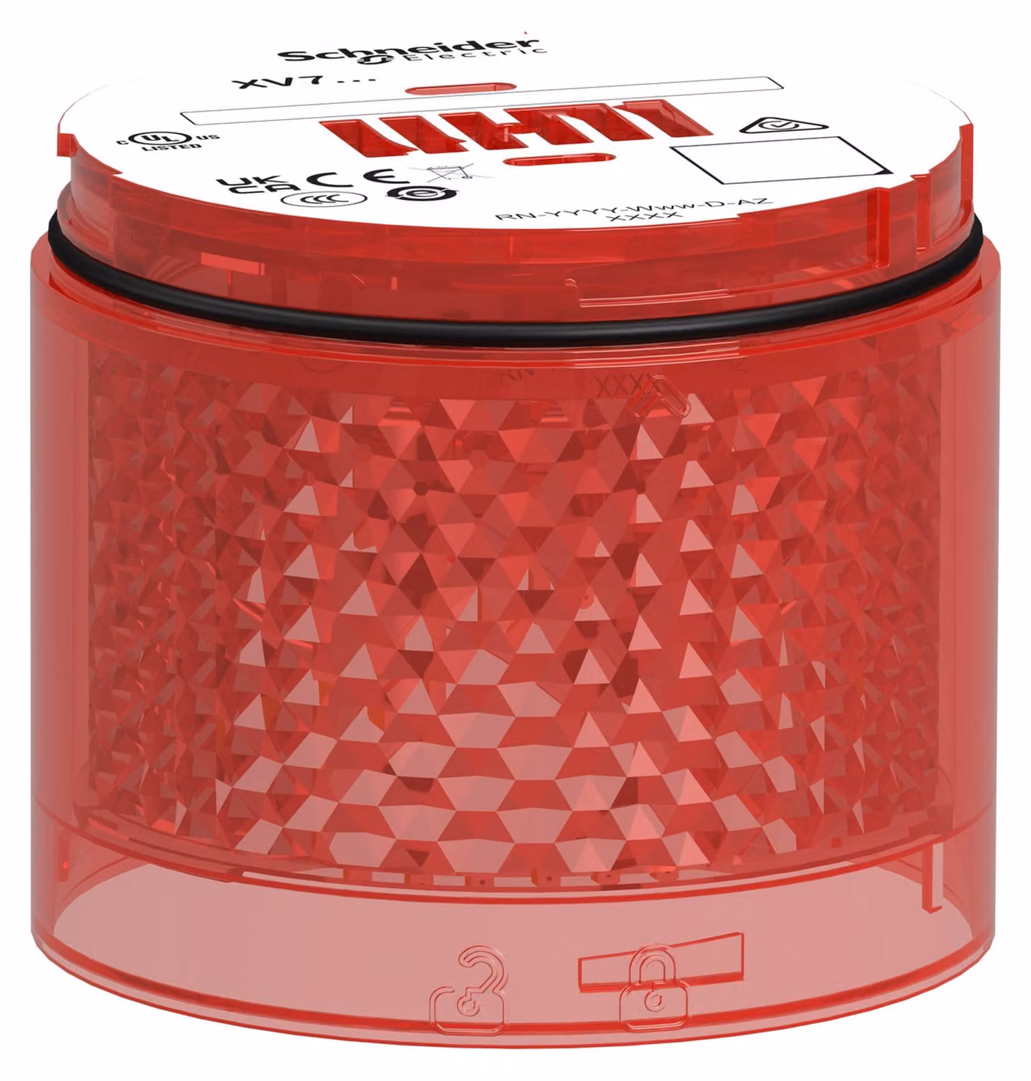 Schneider Electric - Apparecchio di illuminazione a LED, alimentazione 24V (modello XVB7C24)