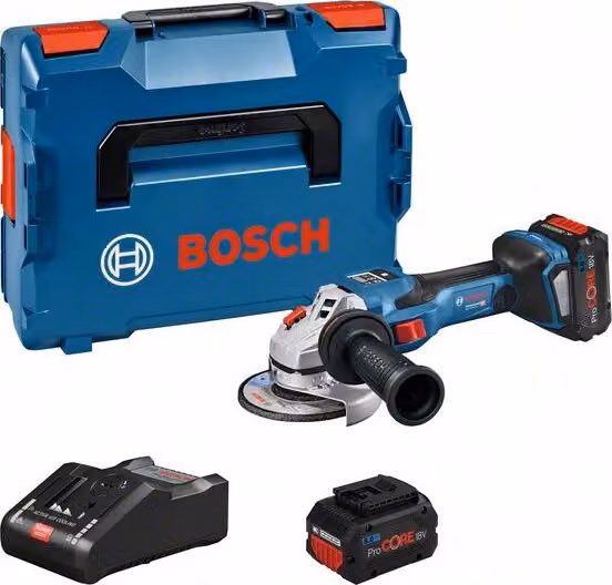 Smerigliatrice angolare a batteria BITURBO 125 mm Bosch GWS 18V-15 SC 15185