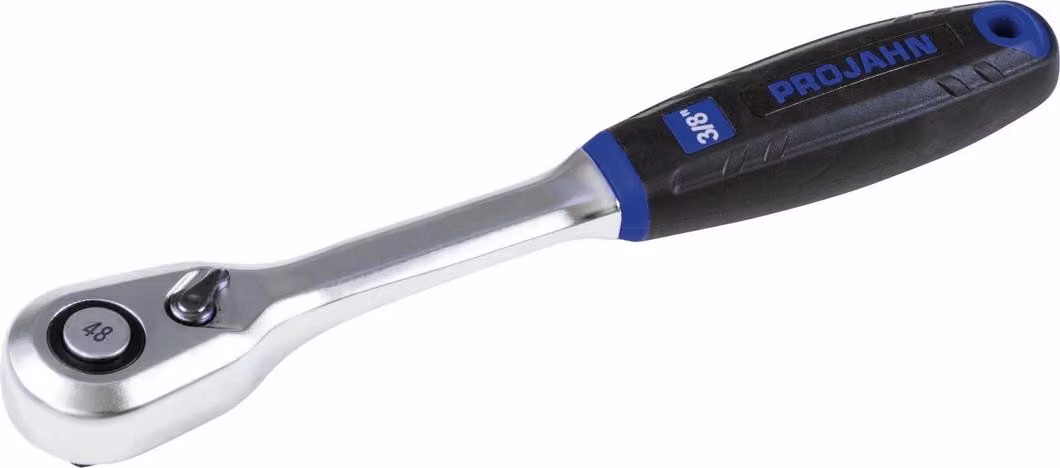 PROJAHN Cricchetto reversibile da 3/8" con 48 denti, robusta dentatura grossa, design sottile