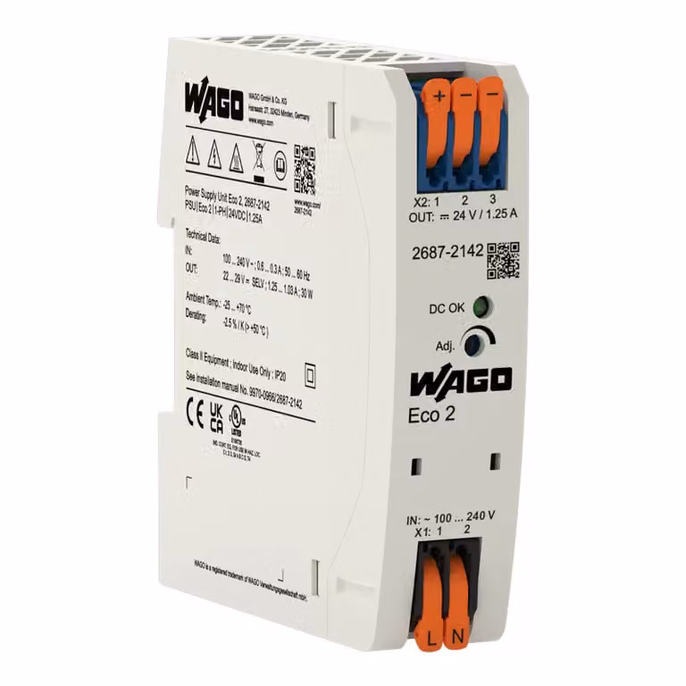 Alimentazione WAGO; Eco 2; monofase 2687-2142