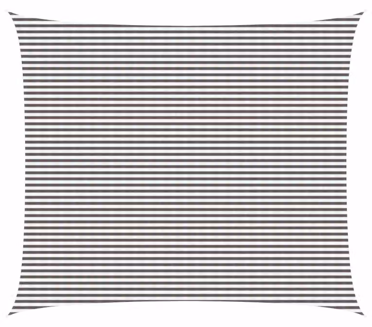 Telo Ombra Grigio chiaro e bianco 6 x 8 m HDPE