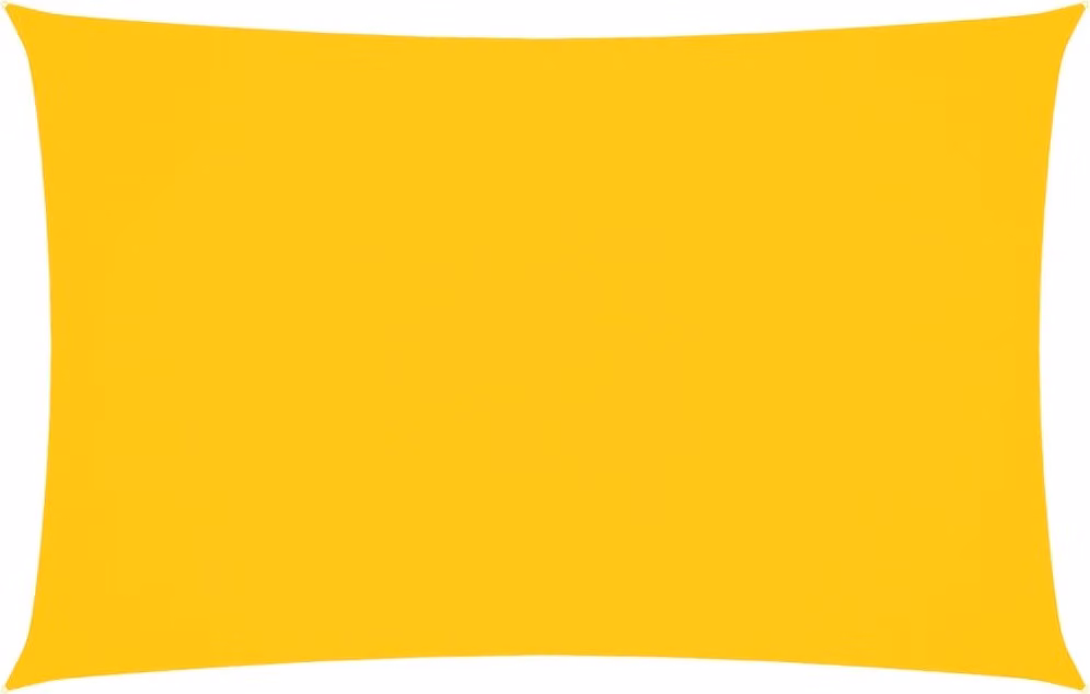 Parasole a Vela Oxford Rettangolare 4x7 m Giallo