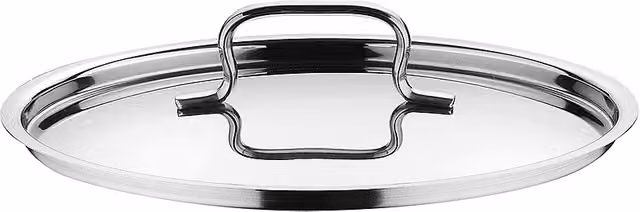 Coperchio per casseruola fonda Lagostina Sfiziosa in acciaio inox e alluminio, colore argento, Ø 18 cm