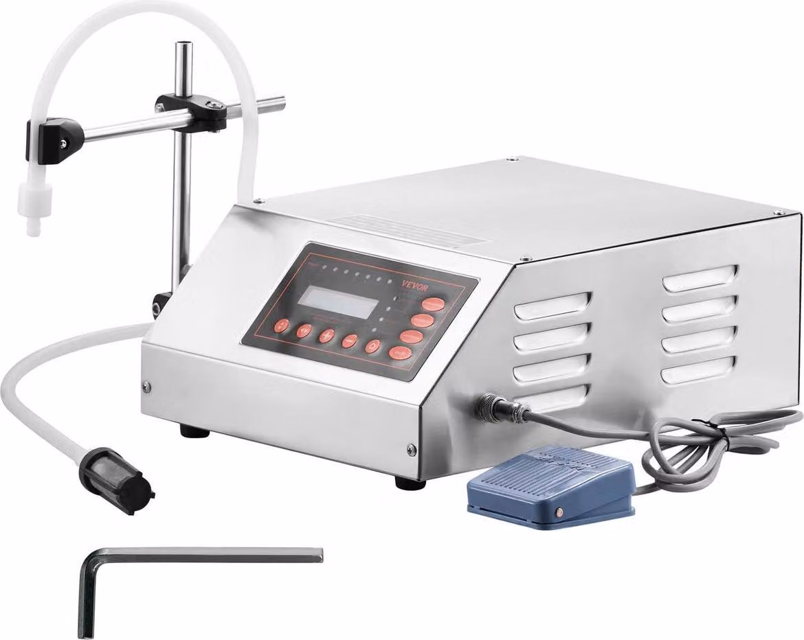 Riempitrice per liquidi 2-3500 ml GFK-160 Display LCD Controllo digitale Pompa Riempitrice per liquidi Riempitrice automatica per liquidi