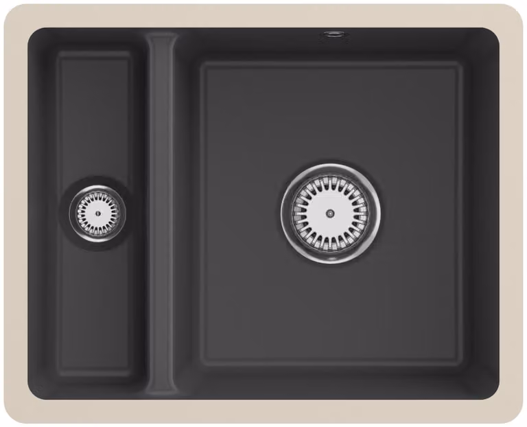 Villeroy & Boch Subway 60 - Lavello in Vetroceramica 55x44 cm, CeramicPlus, grafite 675801i4