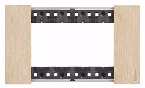 Placca Bticino Living Now 4 Moduli colore Oro KA4804ZW