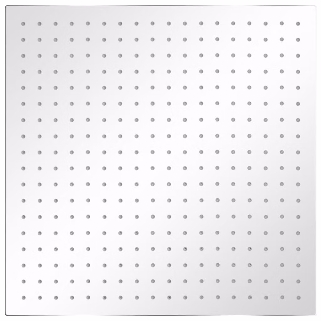 Soffione per Doccia a Pioggia 2 pz Acciaio Inossidabile 50x50cm