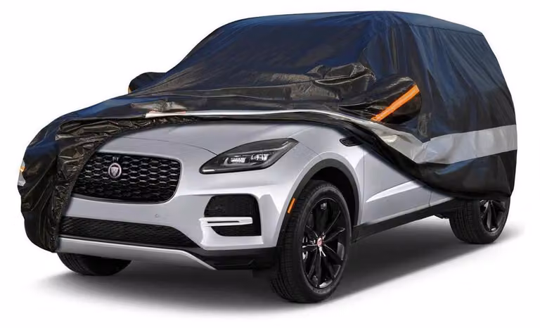 Copertura per auto, 10 strati, impermeabile, traspirante, colore nero, per Jaguar E-Pace (2017-2023)