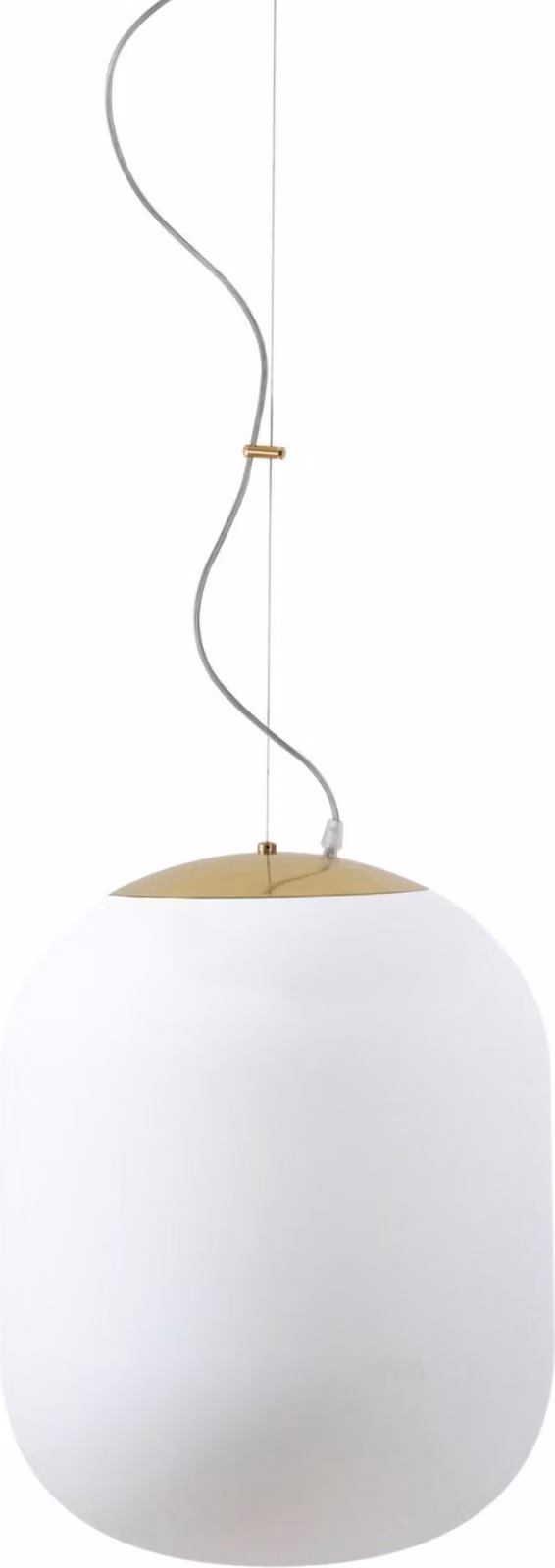 OSMONT TAN62868 TANIA L2 HP Apparecchio a sospensione in vetro ottone lucido / bianco IP40 4000 K 59W LED