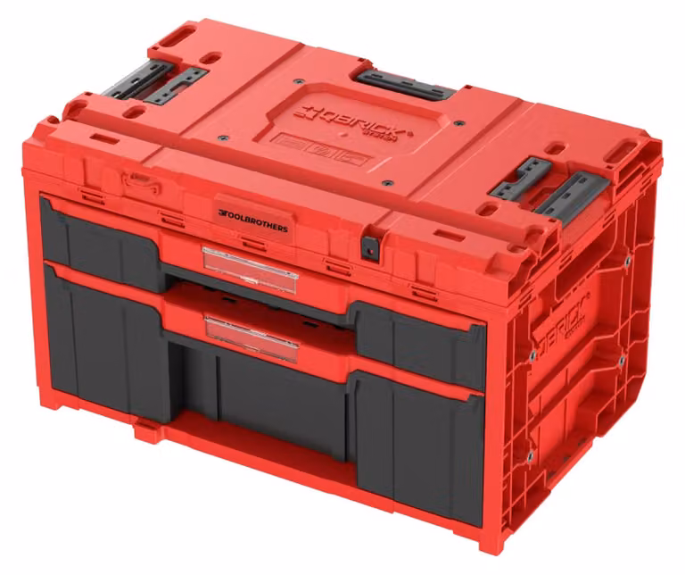 Toolbrothers RHINO XXL Drawer 2 Plus ULTRA con due cassetti di dimensioni diverse + divisori IP66