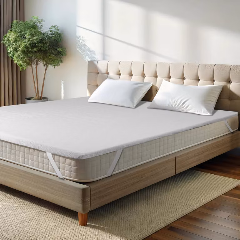 Topper per Materasso Matrimoniale FIXOMED in Colore Bianco con Aloe Vera 160x190 cm
