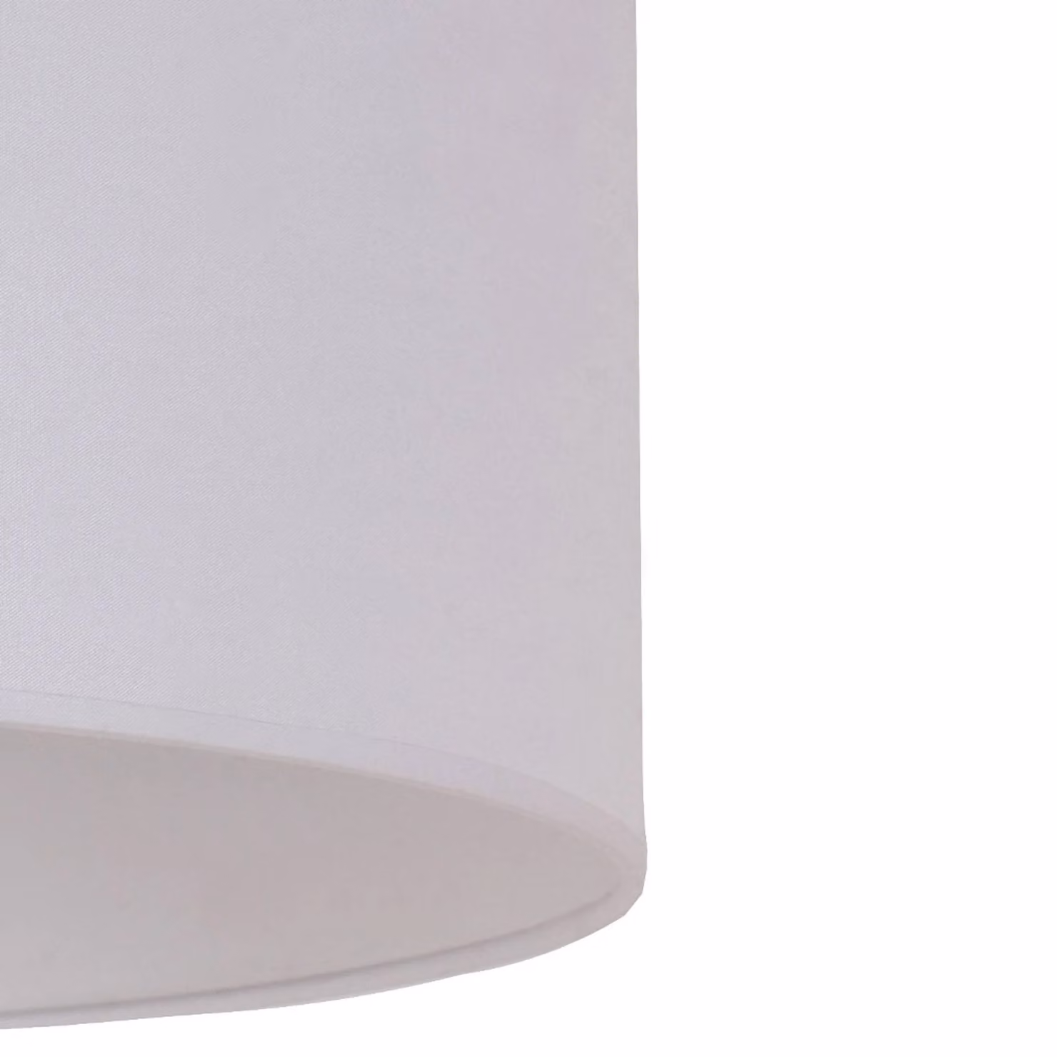 Paralume Roller Ø 50 cm, bianco Duolla, Bianco / Opale, Tessuto / Stoffa / Seta