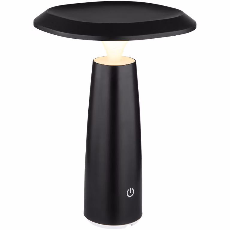 Lampada da tavolo senza fili con batteria ricaricabile touch dimmer lampada da tavolo dimmerabile nero 21022