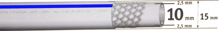 LILIE tubo flessibile per acqua potabile 10x15 mm acqua fredda / al metro