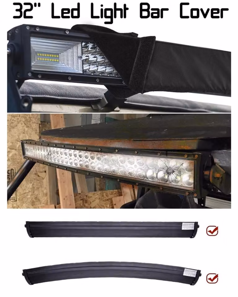 Custodia protettiva universale per barra LED da 81 cm (32 pollici), nera