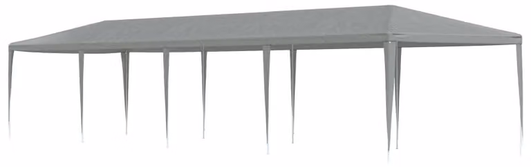 Tenda Party Grigio chiaro 1200 x 300 x 255 cm PE e Acciaio