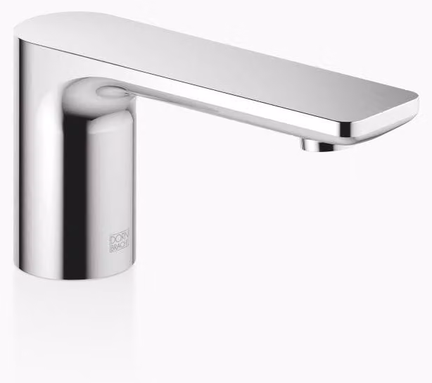 Dornbracht LISSÉ Bec déverseur pour lavabos sans garniture de vidage, saillie 130mm, 13700845-00, 13700845-00