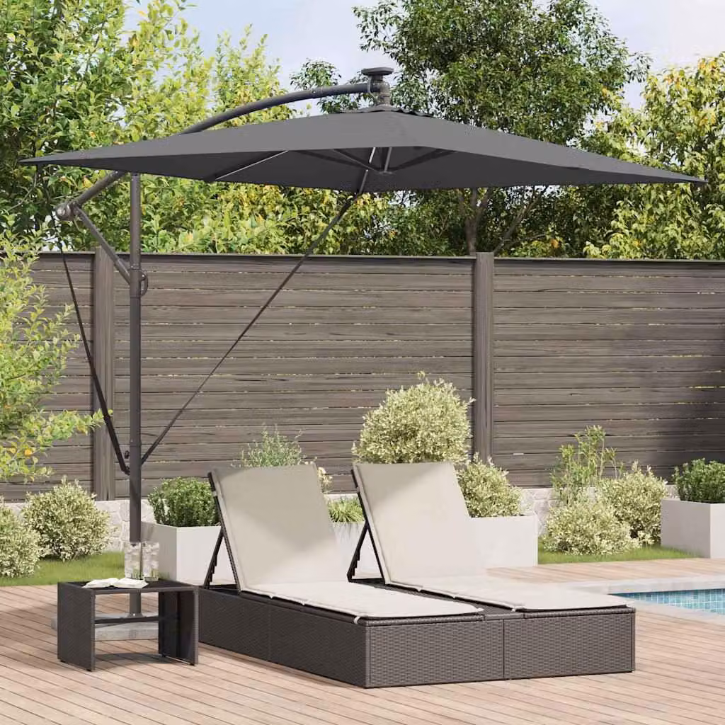 Maison Exclusive - Ombrellone, dimensioni 294 x 200 x 270 cm, realizzato in poliestere e alluminio