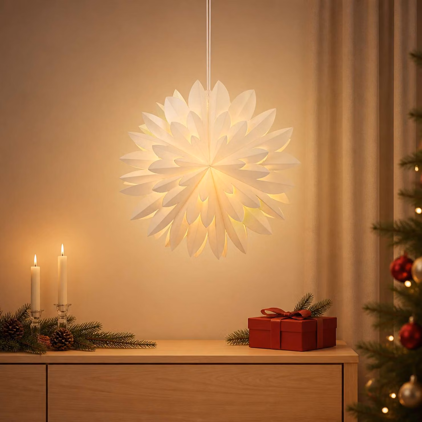 vidaXL Illuminazione Natalizia RAAHE 10 LED Bianco caldo