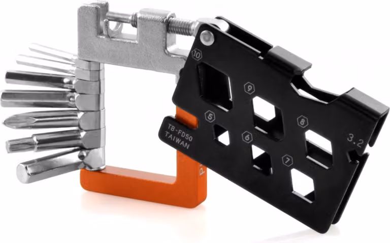 multitool TB-FD50-OR 21 funzioni 6 cm nero/argento