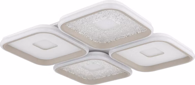 Plafone LED, CCt, dimmerabile, telecomando, L 54 cm