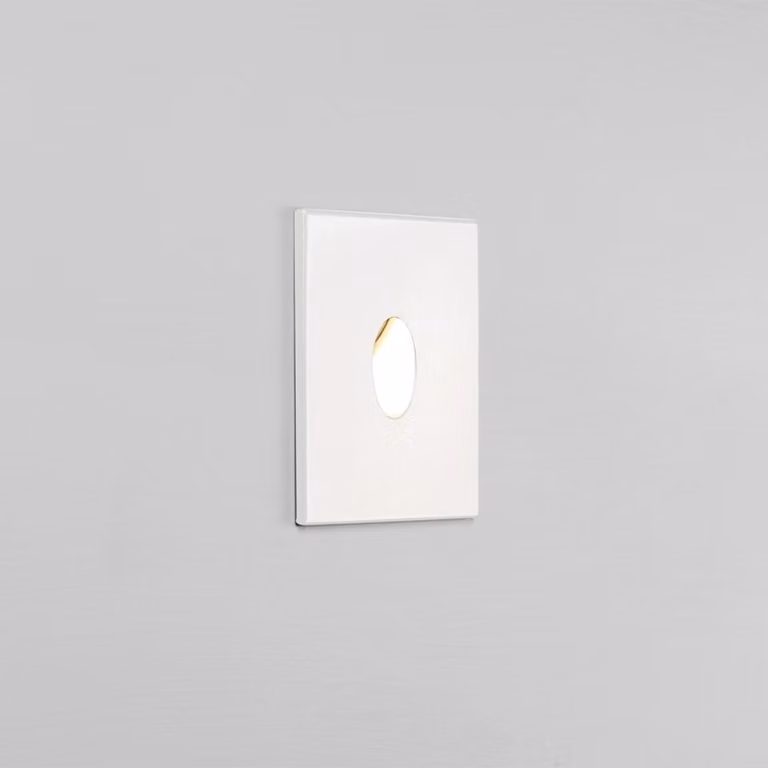 Applique LED 1W applique per interni esterni bianco da incasso luci lampada