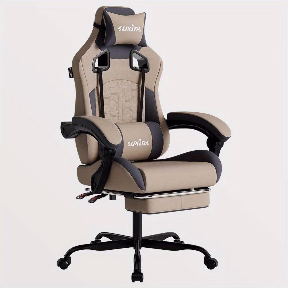 Sedia da gaming - Sedia per eSports - Sedia ergonomica da ufficio - Sedia da corsa - Poltrona da gaming - Schienale regolabile