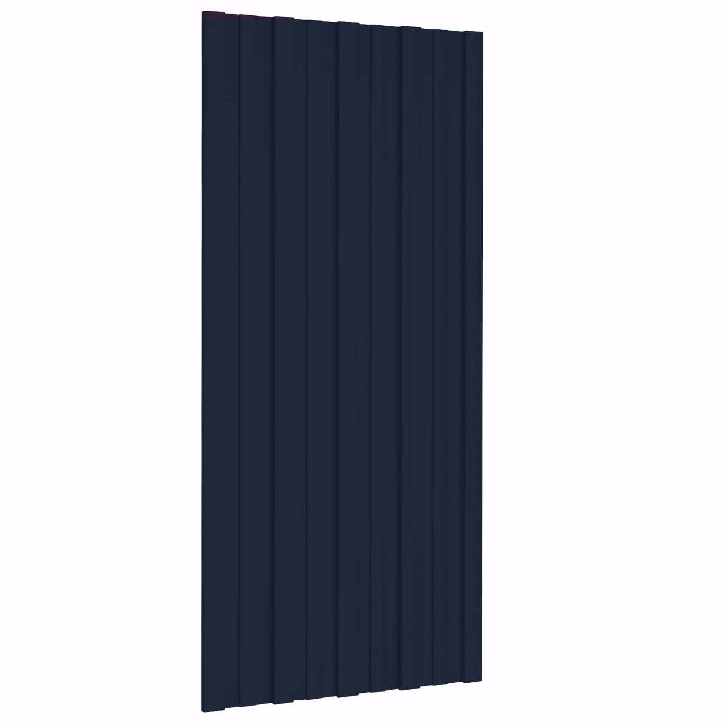 Set di 36 pannelli per tetto vidaXL in acciaio zincato, colore Antracite, L: 100 cm, P: 45 cm