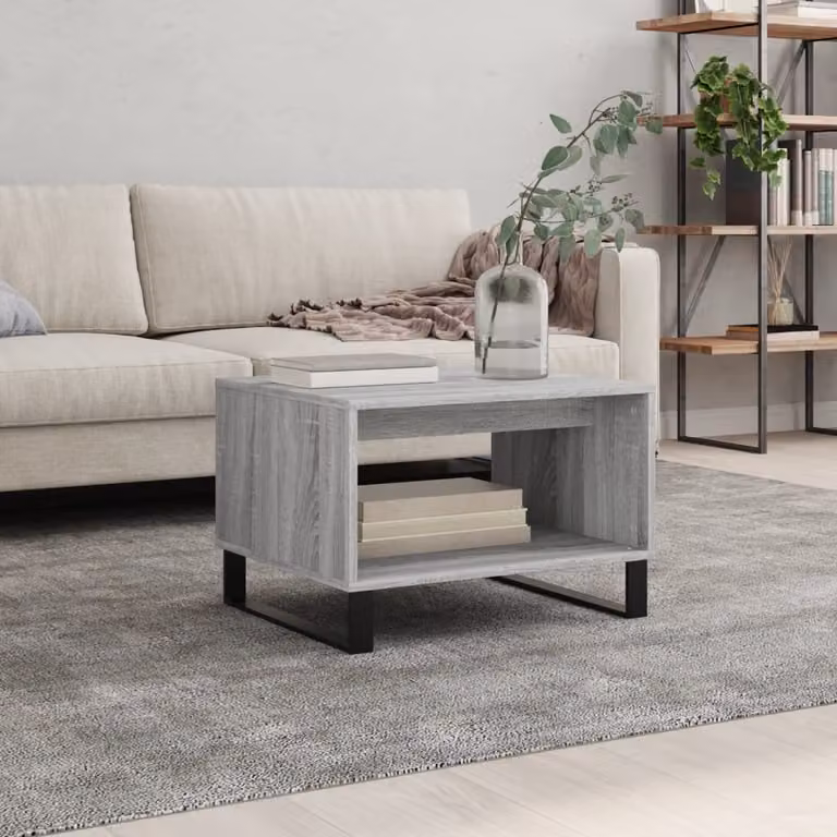 Maison Exclusive - Tavolino grigio Sonoma 60x50x40 cm Materiale ligneo