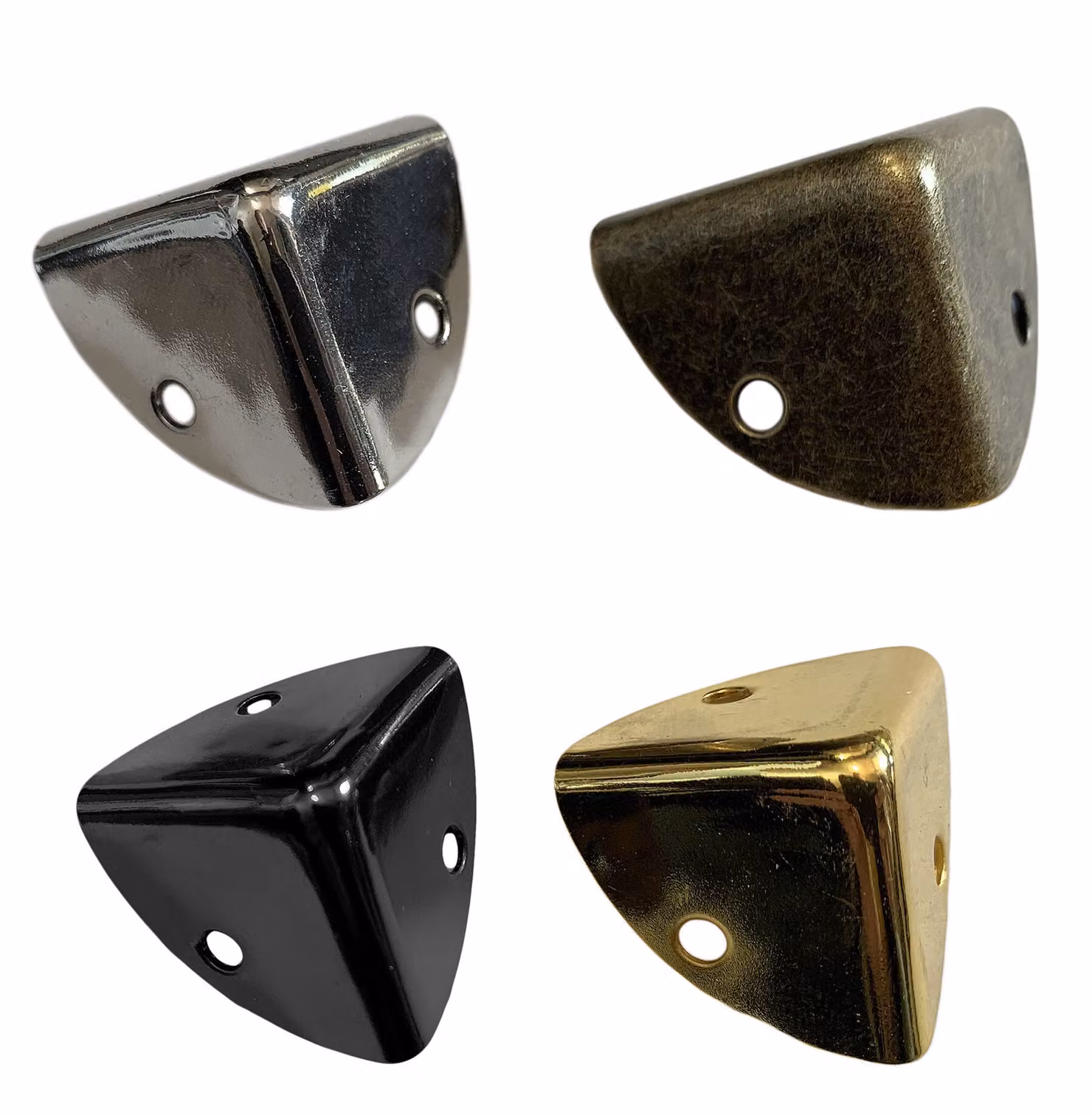Set di 24 angolari per scatole 25x25x25 mm, argento