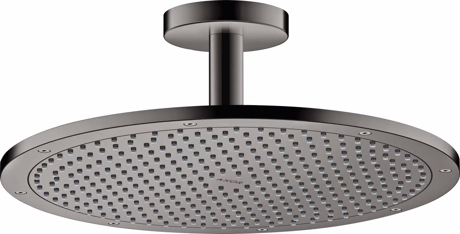 hansgrohe AXOR ShowerSolutions pomme de douche 350 1 jet, raccordement au plafond, 26035330, 26035330