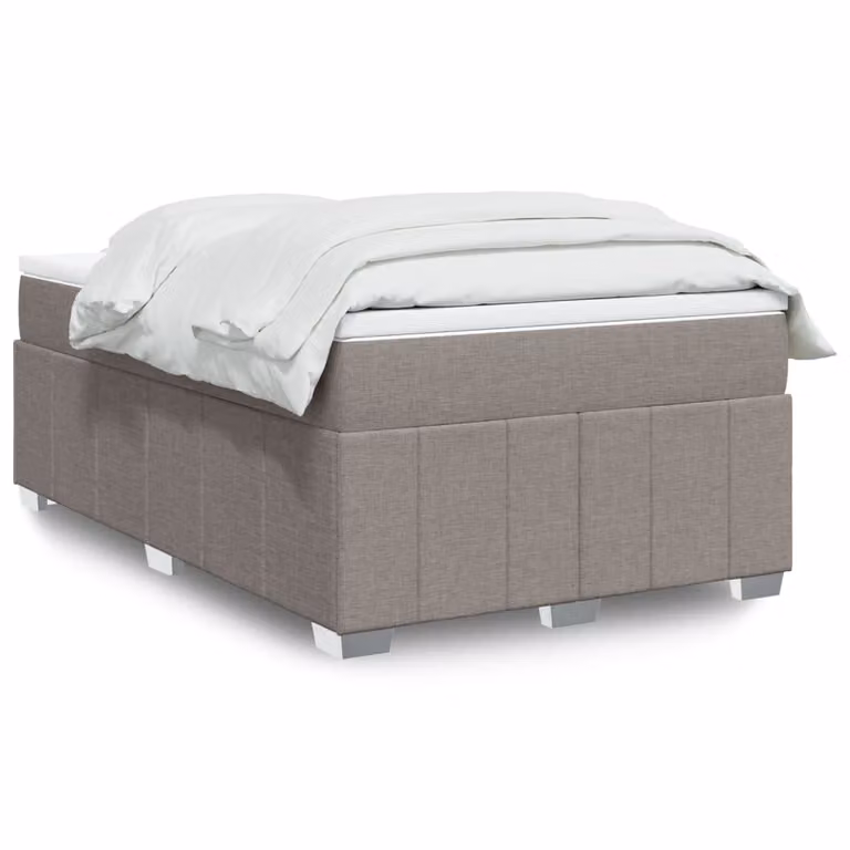 vidaXL Giroletto a Molle con Materasso Ibrido in Tessuto, L/P/H: 120 x 200 cm