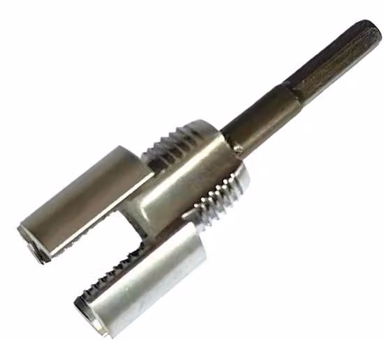 Cacciavite per tubi idraulici in PVC - Raccordo per tubature - Riparazione di tubi filettati - Robusto Acciaio al carbonio - 8x3x3 cm