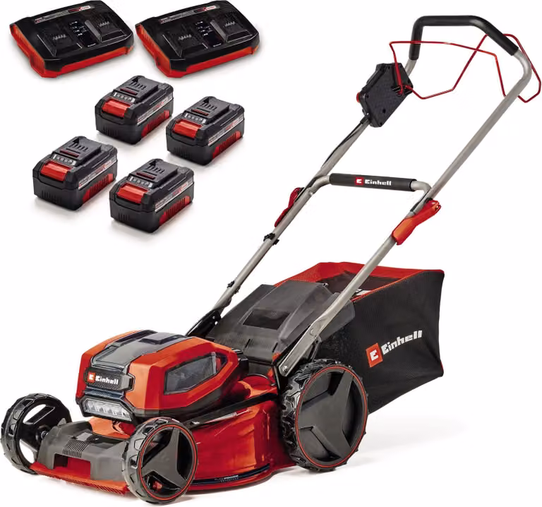 Einhell GP-CM 36/47 S Li BL Tosaerba a spinta Batteria Nero, Rosso