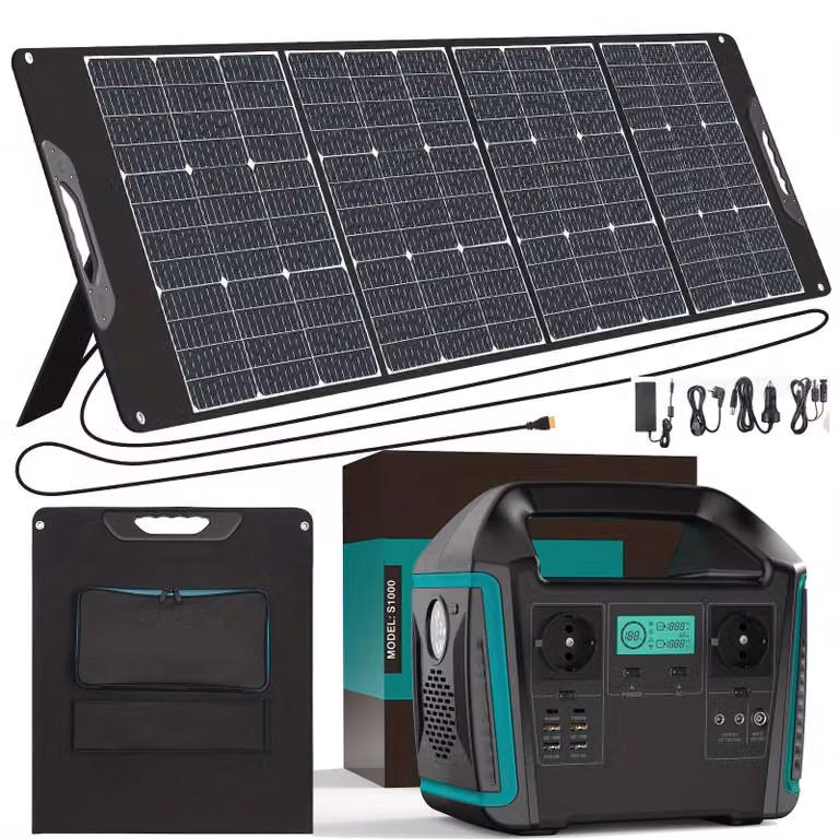 Centralina portatile – Power bank – Batteria mobile – Alimentazione di emergenza – Generatore per campeggio – Batteria da 725 Wh