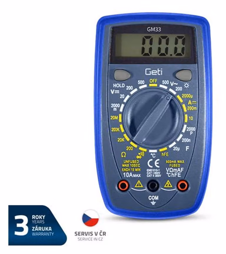Multimetro GETI GM33B