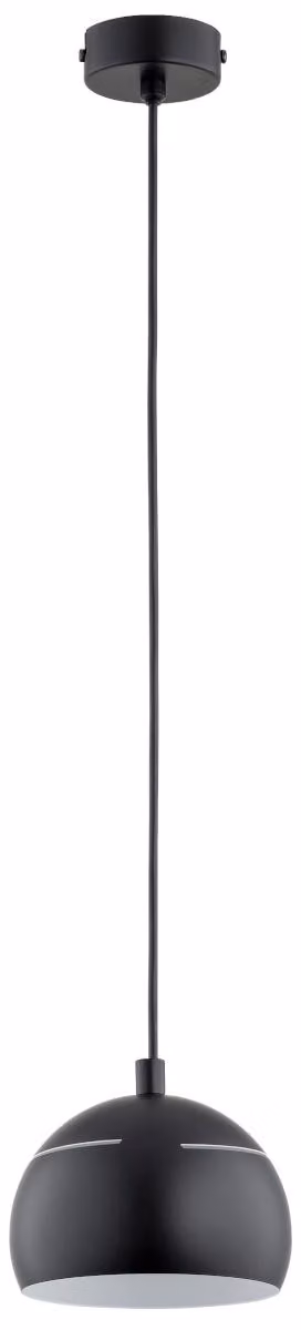 Lampada a sospensione PLUS nera 1xE14x10W in metallo, dimensioni: 150x15x15 cm, IP20, Alfa