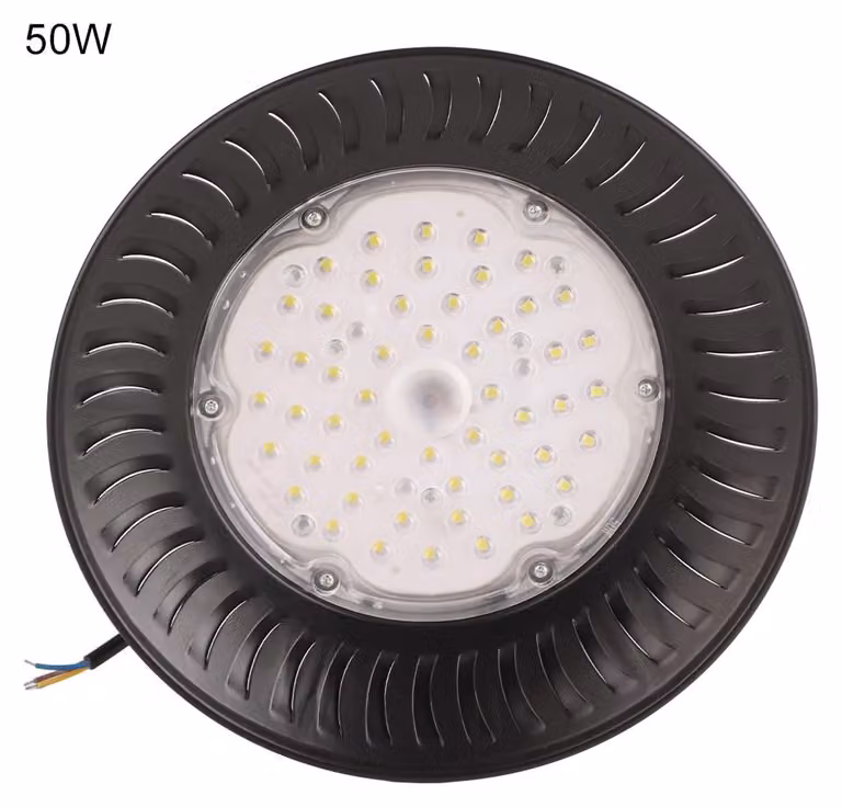 Lampada a LED per scaffalature alte, 14000 lumen, lampada da negozio, adatta per magazzini, officine, fabbriche, garage, fienili, 50 W