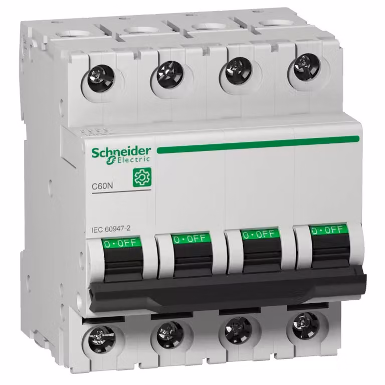 Schneider Electric Multi 9 Interruttore LS OEM C60N a 4 poli 16 A, caratteristica C, 10 kA, IEC 60947-2, M9F11416
