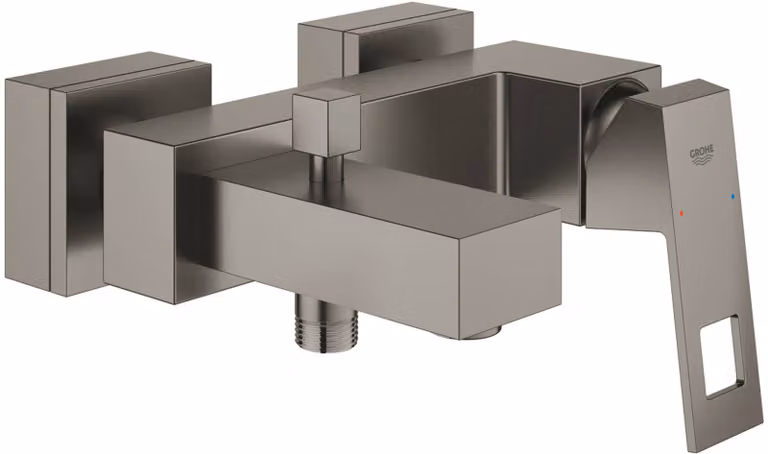 Grohe Eurocube Mitigeur monocommandé pour bain, apparent, saillie 181mm, sans ensemble de douche, 23140AL0, 23140AL0