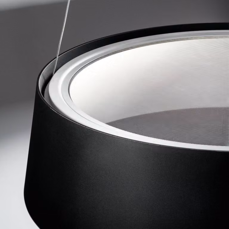 Stilnovo Lampada a sospensione Oxygen, dimmerabile, Bianco / Opale, Soggiorno / Sala da pranzo, Plastica, Design, Lampada a sospensione