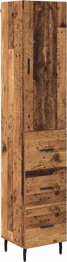 Credenza Legno vecchio 34,5 x 34 x 180 cm Legno multistrato