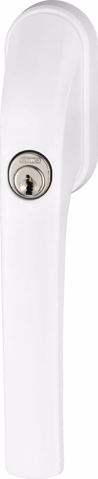 Maniglia per finestra FG300 W AL0125 Alluminio bianco con serratura ABUS