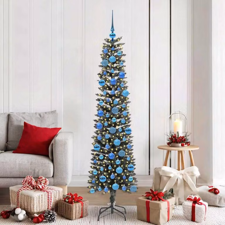 Maison Exclusive - Albero di Natale artificiale con 300 LED e supporto verde 180 cm